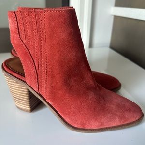 Brand new suede booties